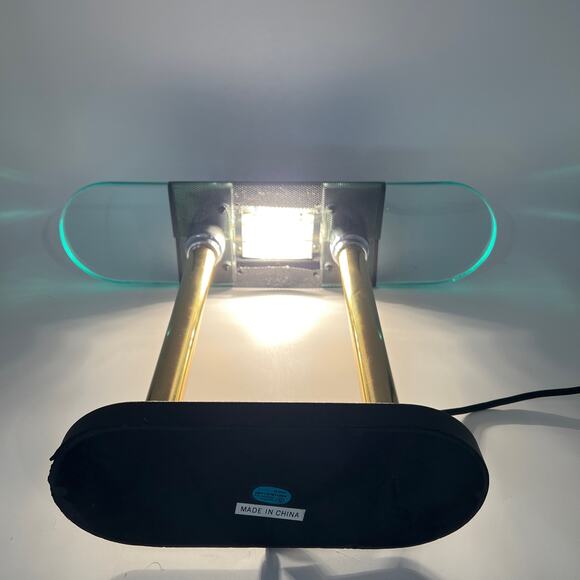 Postmodern Banker's Halogen Lamp Underwriter's Laboratories Sonneman Kovacs - Picture 7 of 13